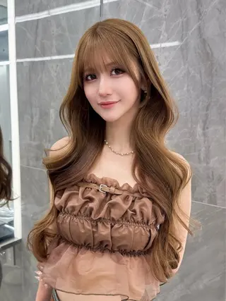 ロング 森田 真由香のヘアスタイル