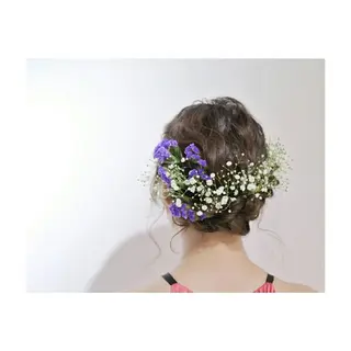 ヘアアレンジ ミディアム セミロング ロング 樋口 千尋のヘアスタイル