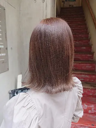 ミディアム カラー 「sumi」 AMIのヘアスタイル