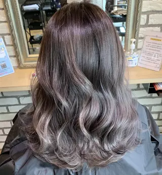 セミロング カラー 西中島エリアNo.1 ✨髪質改善ラビマーニのヘアスタイル