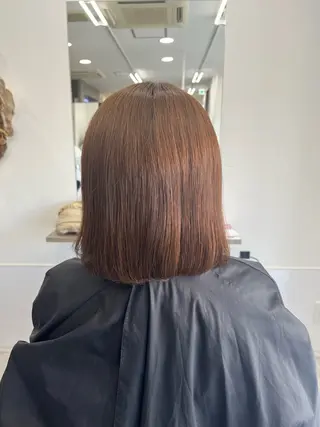 ミディアム カラー Yumi/艶髪/ 透明感カラー🤍のヘアスタイル