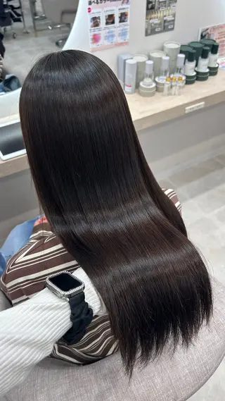 ロング パーマ 原田 はなのヘアスタイル