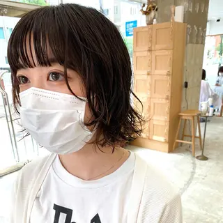 ショート パーマ パーマ/パーマ落とし /藤木舜太のヘアスタイル