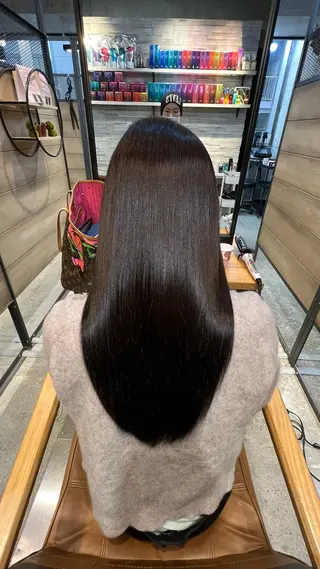 セミロング カラー 当日予約OK⭕️ 佐藤太一のヘアスタイル