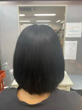 ミディアム カラー くせ毛多毛特化 高橋　淳のヘアスタイル