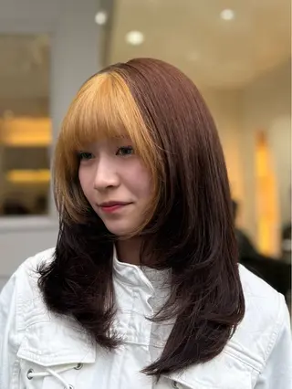 ミディアム Tidehair茨木 Riruのヘアスタイル