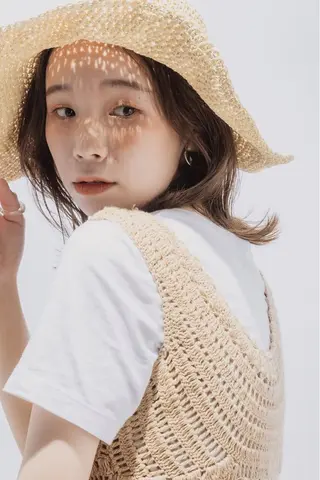 ミディアム カラー 髪質改善アンジュール ひかりのヘアスタイル