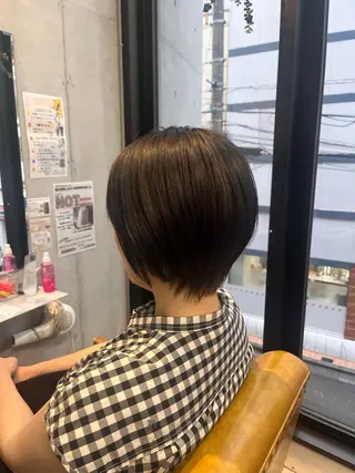 ショート 小顔似合わせカット ┊︎＊AYANO＊のヘアスタイル