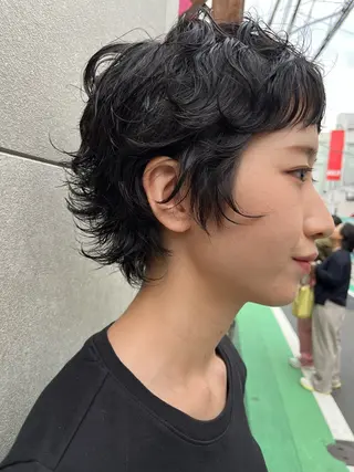 ショート 似合わせパーマ/ 山本銀次郎のヘアスタイル