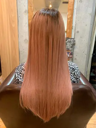 ロング カラー シールエクステ 🪽CHIAKIのヘアスタイル