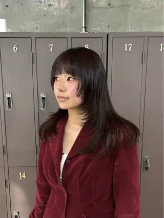 ロング 宮崎 わか菜/透明感カラーのヘアスタイル