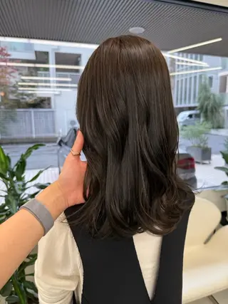 ロング カラー リタッチ/トリートメ ント/表参道/りりのヘアスタイル