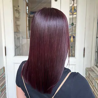 ミディアム 【艶髪カラー】 omiのヘアスタイル