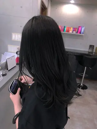 セミロング REVE美容室 REVEマツエクのヘアスタイル