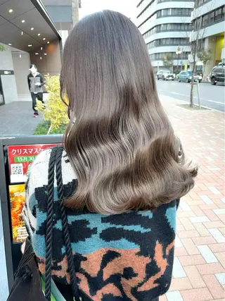 ロング カラー ヘアアレンジ マツオカ マコのヘアスタイル