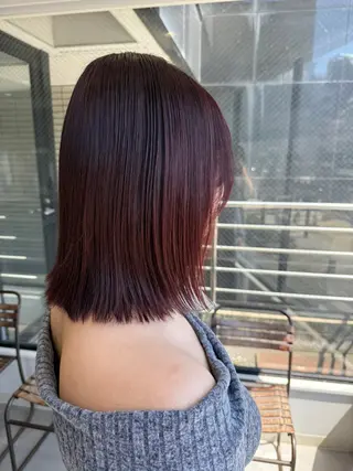 ミディアム 宮崎 寛美のヘアスタイル