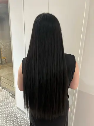 ロング 大宮レイヤーカット× 透明感カラー　rioのヘアスタイル