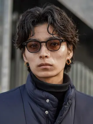 パーマ メンズ fifth原宿 宮部蓮のヘアスタイル