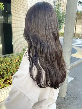 ロング ✨色持ちの良い艶 カラー✨蟹江真世のヘアスタイル