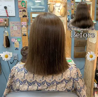 ミディアム ❤️‍🔥シールエク ＋カラー京❤️‍🔥のヘアスタイル