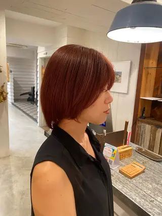 ショート カラー ‎🤍透明感カラー 【仙川】セリナ‎🤍のヘアスタイル
