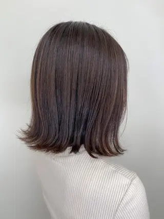 ミディアム カラー 【透明感、艶髪】西村 有司のヘアスタイル