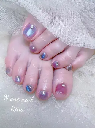 ネイル 長いだし/スカルプ/ パラシェルN.oneのネイルデザイン