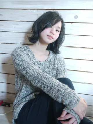 ミディアム ✨大人美人ショート✨ 店長 藤井一輝のヘアスタイル