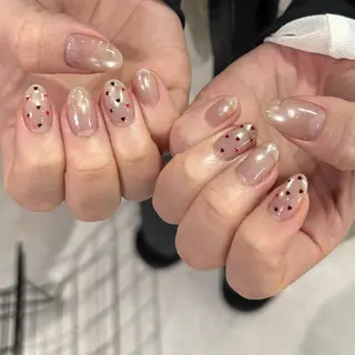 ネイル パラジェルネイル 大人可愛/シンプルのネイルデザイン