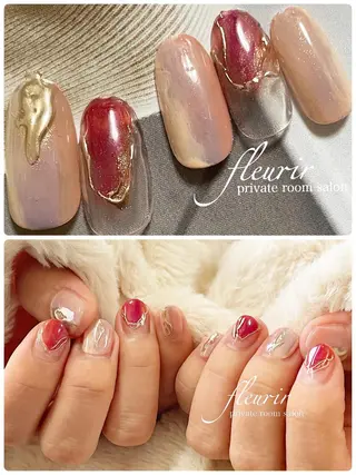 ネイル フルリール 【プライベートサロンのネイルデザイン