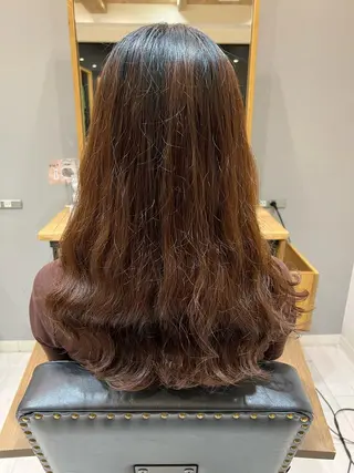 ロング パーマ 韓国ヘア🇰🇷 増田夏希のヘアスタイル