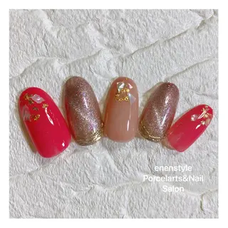 ミディアム ネイル 👑enen style👑のネイルデザイン