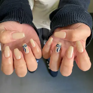 ネイル By moonネイル 🌷ワンホン/韓国風のネイルデザイン