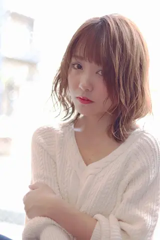 ミディアム 疋田 翼のヘアスタイル