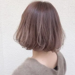 ショート カラー パーマ ヘアアレンジ 【白髪ぼかし 専門GBG】自由が丘のヘアスタイル