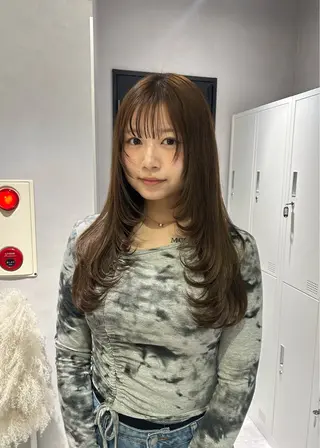 ロング 寺川留以 /カットモデル募集中のヘアスタイル