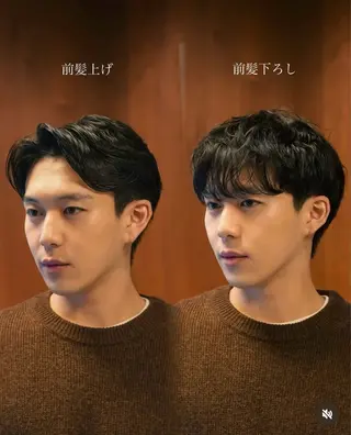 パーマ メンズ メンズ似合わせ タチカワユウキのヘアスタイル