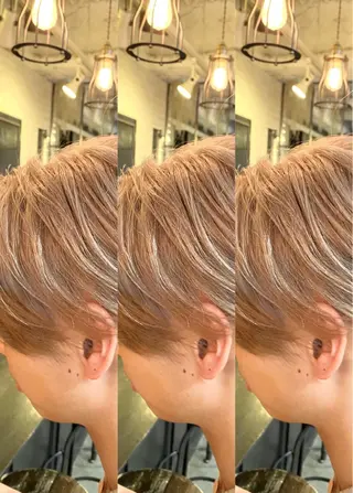 ショート カラー メンズ ✴︎赤み除去カラー daichi✴︎のヘアスタイル