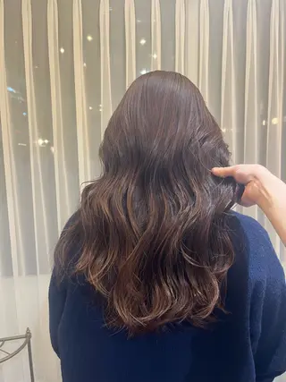 ロング カラー mana/艶カラー /酸性ストレートのヘアスタイル