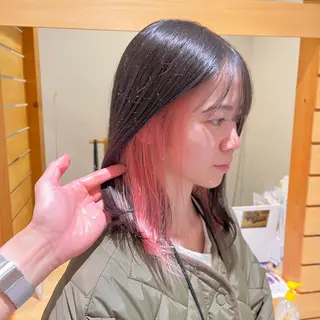 ミディアム カラー ✨髪質改善🎨 杉本賢人のヘアスタイル