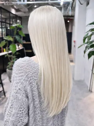 セミロング カラー ITbyALBUM 中野店のヘアスタイル