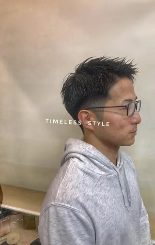 メンズ Back  bone barberのヘアスタイル