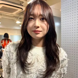 ミディアム カラー ブリーチなしベージュ カラー✨Takeのヘアスタイル