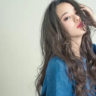 ロング 【ブリーチ髪質改善 パーマ】宮田浩章のヘアスタイル