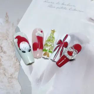 ネイル MoMoA Nail ネイル長さ出し専門店のネイルデザイン