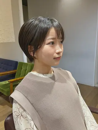 ショート かわい りほのヘアスタイル