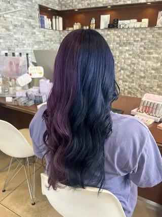 ロング カラー 丸山 莉世のヘアスタイル