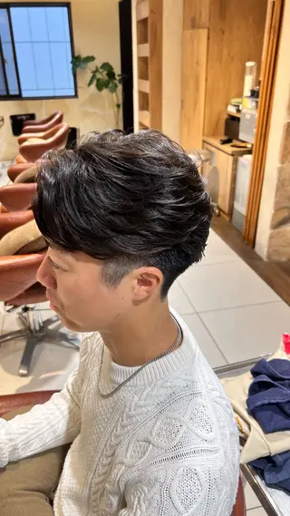 パーマ メンズ 新宿/メンズパーマ/ メンズ特化/和田瑞生のヘアスタイル