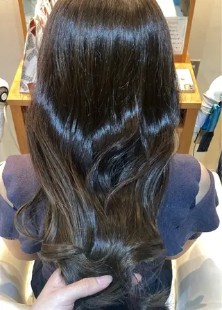 ロング カラー 久野紗愛 【髪質改善　艶髪】のヘアスタイル