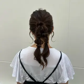 ロング ヘアアレンジ メンズ&ヘアアレンジ 🌼みねのヘアスタイル